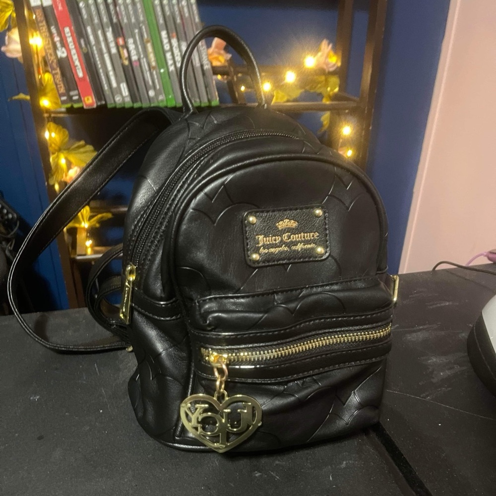 NWT Juicy Couture Heart and Soul Mini Backpack ORIGINAL PRICE TAG $90